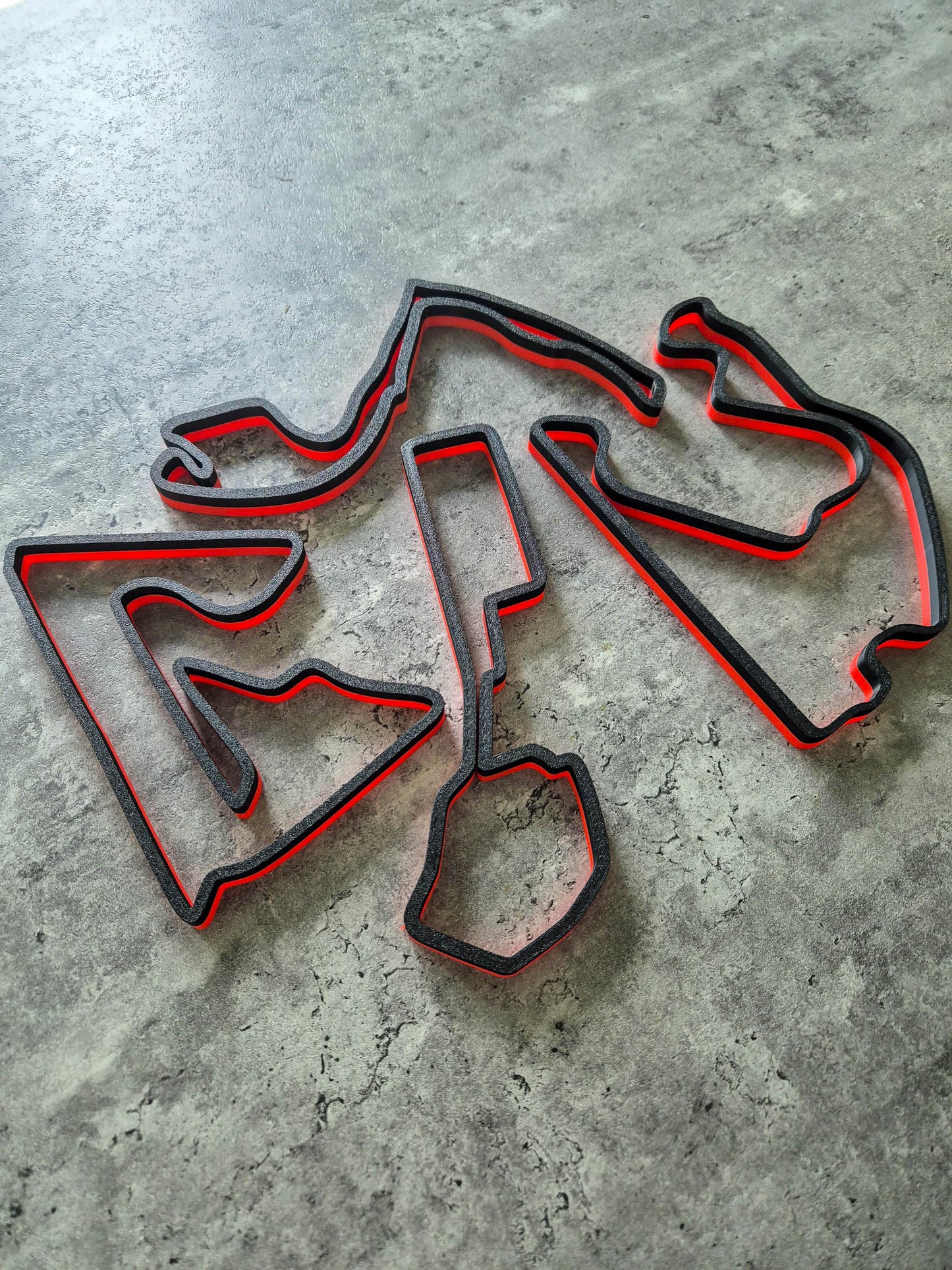 F1 2025 Tracks Grand Prix Circuit Collection, F1 Fans Collectors, 3D Wall Art