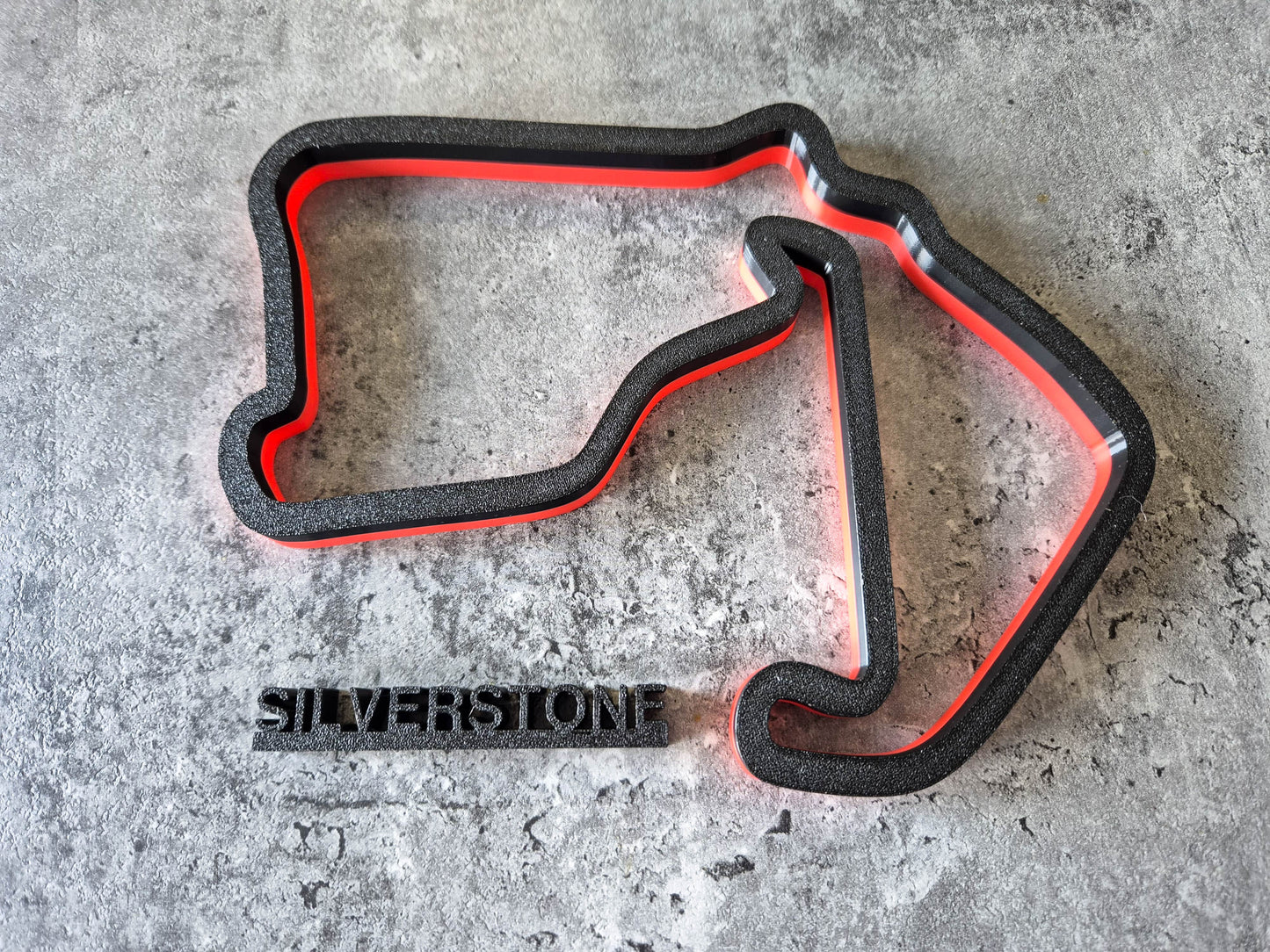 Silverstone F1 Grand Prix 2024 Circuit Track | Circuit with Track Name | Perfect for F1 Fans & Collectors