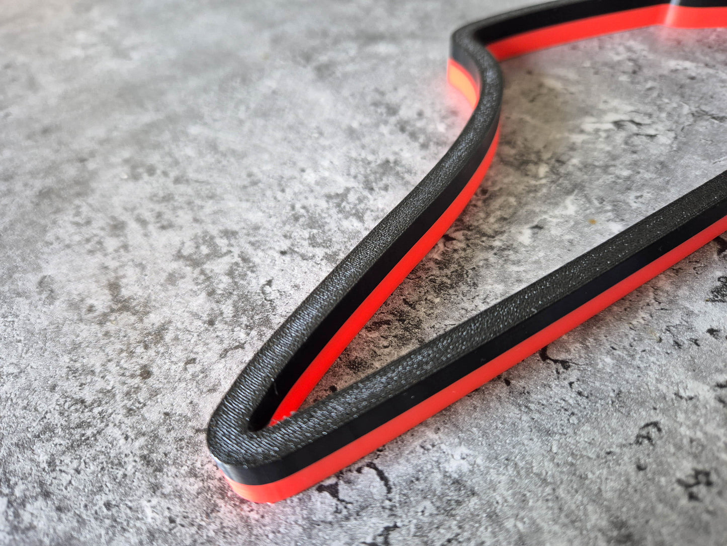 Knockhill Track Wall Art | Circuit with Track Name | Perfect for Motorsport Fans