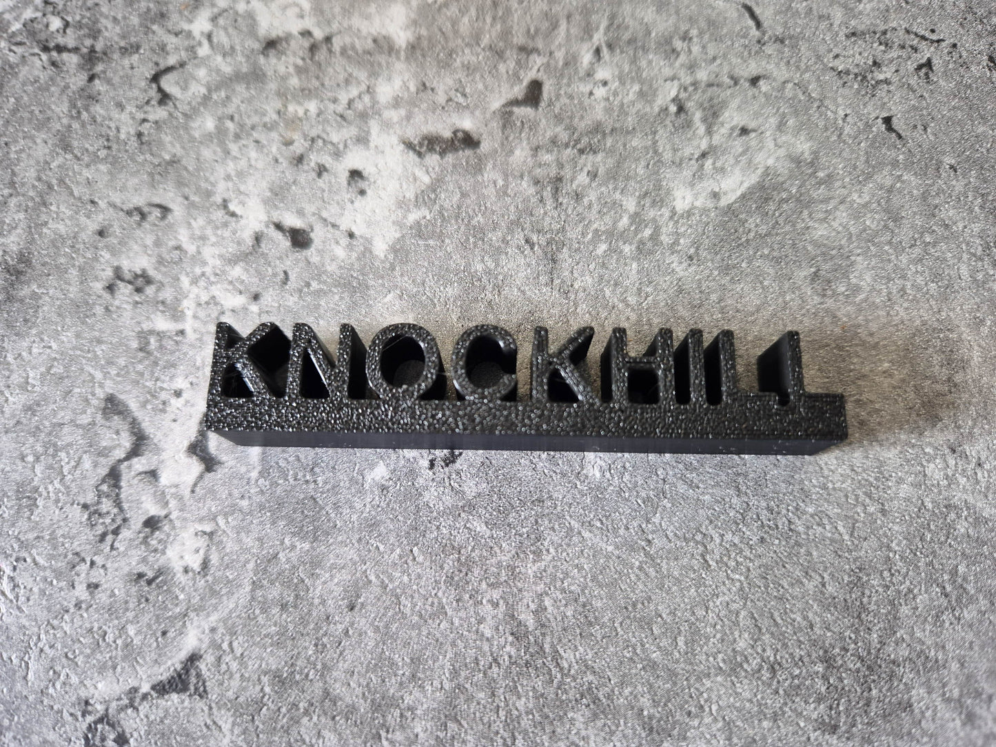 Knockhill Track Wall Art | Circuit with Track Name | Perfect for Motorsport Fans