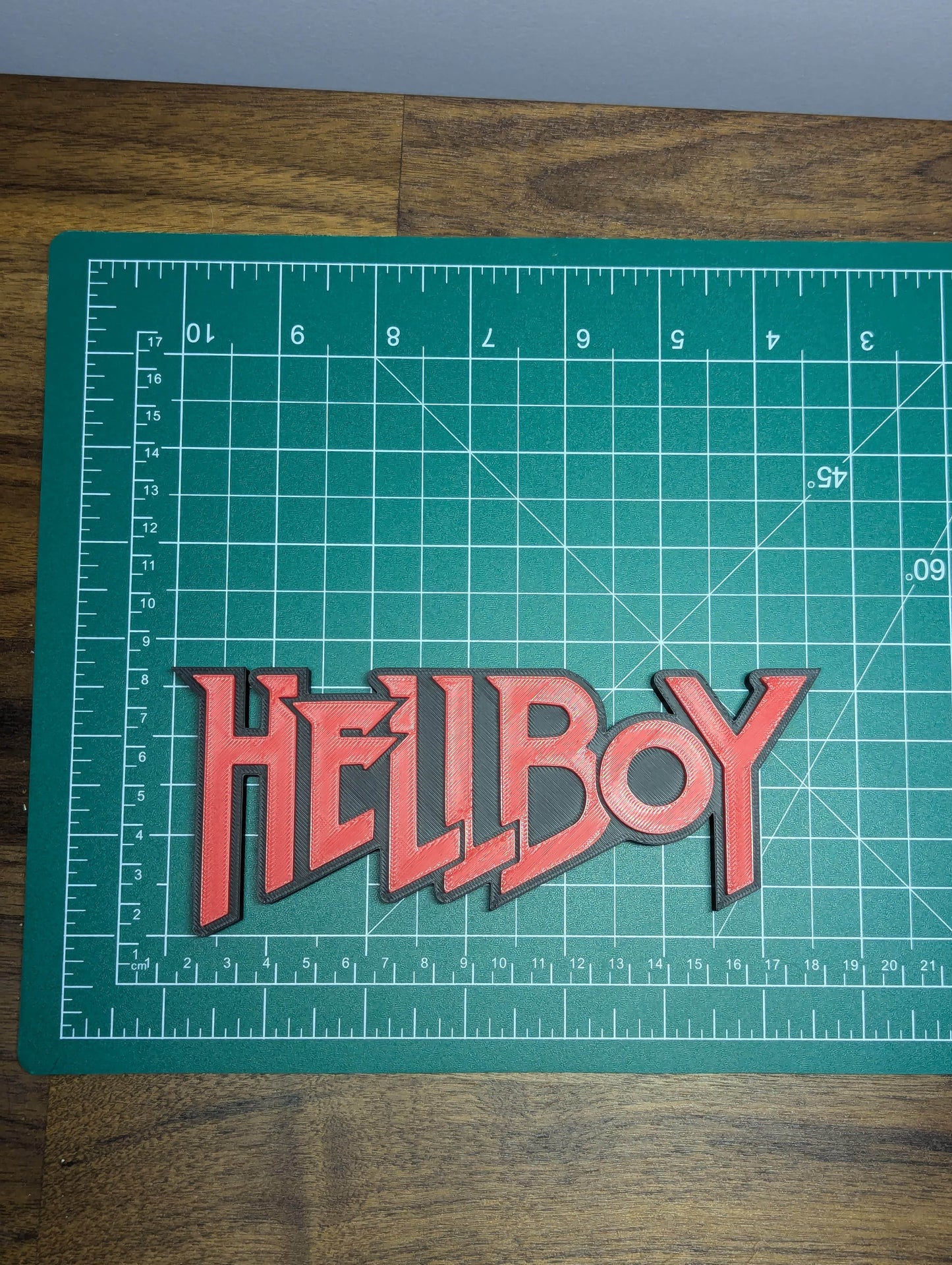 Hellboy Movie Logo |  Comic/Movies Series | Wall/Shelf Display Collectible | Perfect for Retro Fan | Movie Decor