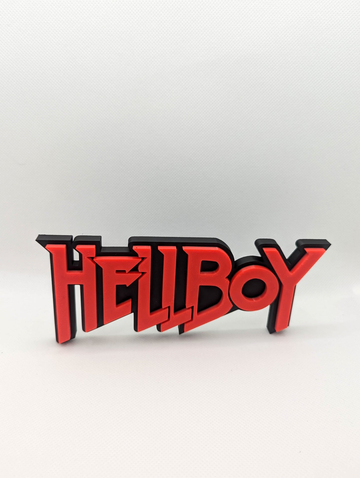 Hellboy Movie Logo |  Comic/Movies Series | Wall/Shelf Display Collectible | Perfect for Retro Fan | Movie Decor